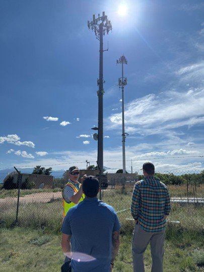 Cellular communications tower — assessment of telecommunications infrastructure and network node vulnerabilities.